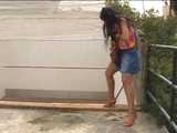 030018 Salma Takes A Pee with A View On The Rooftop 6