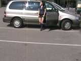 033019 Renee Takes A Standing Pee In The Supermarket Car Park 5