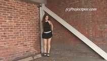 062005 Melina Takes A long Pee In A Loading Bay 6