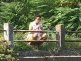 016139 Eve Pees Off The Bridge  9