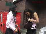 016112 Eve Takes A Risky Pee Beside A Dumpster 8