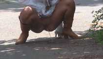 047003 Yassie Pees In A Suburban Parking Area 9