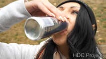 The KO Game with Cheap Vodka - Starring Karolina 5