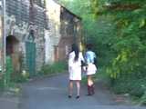 029003 Robyn Takes An urgent Pee In The Heritage Village 4