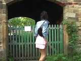 029003 Robyn Takes An urgent Pee In The Heritage Village 6