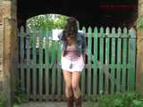 029003 Robyn Takes An urgent Pee In The Heritage Village 7