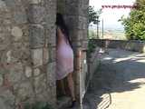 016130 Eve Pees In An Ancient Staircase 7
