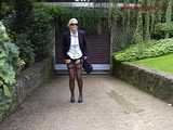 025007 Genevieve Pees In A Driveway 7