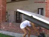 023051 Ewa Pees On The Famous Ponte a Cappiano Bridge  9