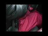 Get 2 Archivevideos with Monika enjoying her shiny nylon Rainwear 7
