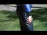 Get 4 short Videos with Julia enjoying her shiny nylon Downwear from our Archives. 5