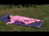 Get 4 short Videos with Julia enjoying her shiny nylon Downwear from our Archives. 8