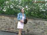 029002 Robyn Takes A Neat Pee In The Roadside Drain 8