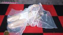 Xiaoyu Endures Vacuum Bag with Balloons 11