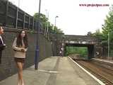 029005 Robyn Pees On Wombwell Station Platform 5