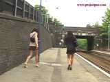 029005 Robyn Pees On Wombwell Station Platform 7