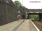 029005 Robyn Pees On Wombwell Station Platform 8