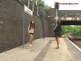 029005 Robyn Pees On Wombwell Station Platform 9