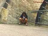016101 Eve Takes A Risky Pee In The Heritage Musuem 7