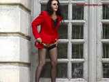 016095 Eve Takes A Crazy Pee From A Window Ledge 8