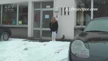 047040 Yassie  Takes A Cheeky Pee In An Office Car Park 7