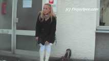 047040 Yassie  Takes A Cheeky Pee In An Office Car Park 8