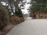 033016 Renee Takes A Sneaky Pee By The Side Of The Path 9
