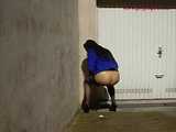 016086 Eve Pees In The Garage Entrance 7