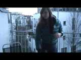 Get 2 Videos with Alina in shiny nylon Downwear from 2008 5