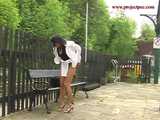 016103 Eve Takes A Very Large Pee On The Platform 4