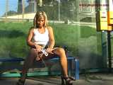 023038 Ewa Is Seen Peeing From The Platform Bench 7
