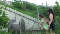 045000&046000 Julia & Jenny Have A Wild Public Peeing Contest 4