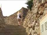 034018 Cindy Makes A Real Mess On A Flight Of Steps 6