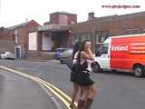 029014 Desperate Robyn Pees Down A Drain On  A Busy Street 8