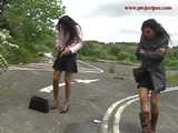 016115 Eve Decides To Pee On The Closed Road As Well. 5
