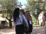 016128 Eve Has To Pee From A Bench Before Entering San Gimignano 7