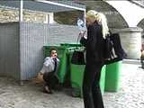 016078 Eve Is Spotted Taking A Pee Beside The bins 8