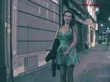 016091 Eve Stops For A Pee On The Way Back From The Restaurant 8