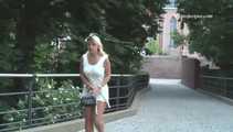 048002 Sandra Takes A Pee On A Flight Of Steps 4