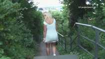 048002 Sandra Takes A Pee On A Flight Of Steps 9