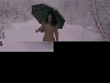 026009 Yvette Takes A Naked Pee In The Snow 7